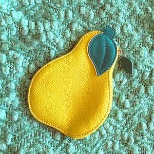 Adorable pear coin purse